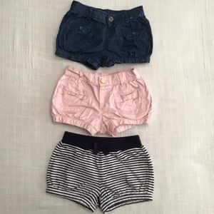 Gymboree Bubble Shorts Lot (3 pieces) Size 3T